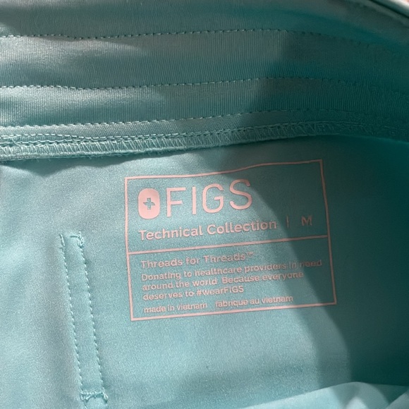 Figs Medium Zamora Bottoms in Fresh Aqua - Picture 2 of 3